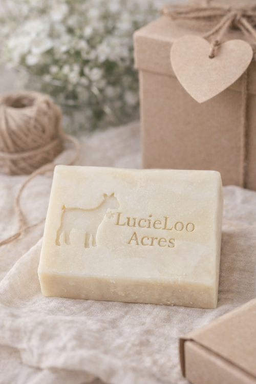Lucie Loo Acres goat milk soap - Hand cut
